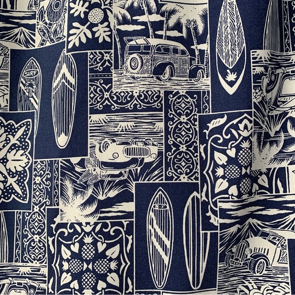 🌴 “Royal Creations” Hawaiian Aloha Camp Shirt size L - Picture 10 of 12